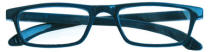 Il modello di colore blu della nuova collezione di occhiali da lettura per la presbiopia semplice Trendy 3 di LeggoMeglio