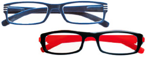 Le collezioni di occhiali da lettura distribuite in edicola con LeggoMeglio News a 9,90 euro.