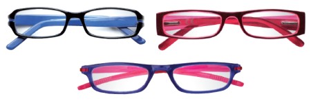 le collezioni LeggoMeglio di occhiali da lettura sono in edicola a 9.90 euro in abbinamento al periodico Leggo Meglio News